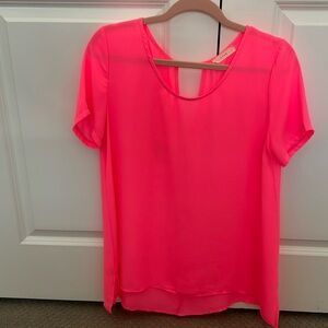 Lush Neon Pink Top
